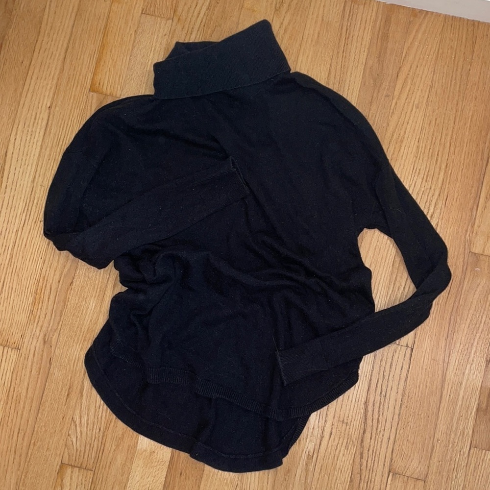 Chelsea 28 oversized black turtle neck sweater